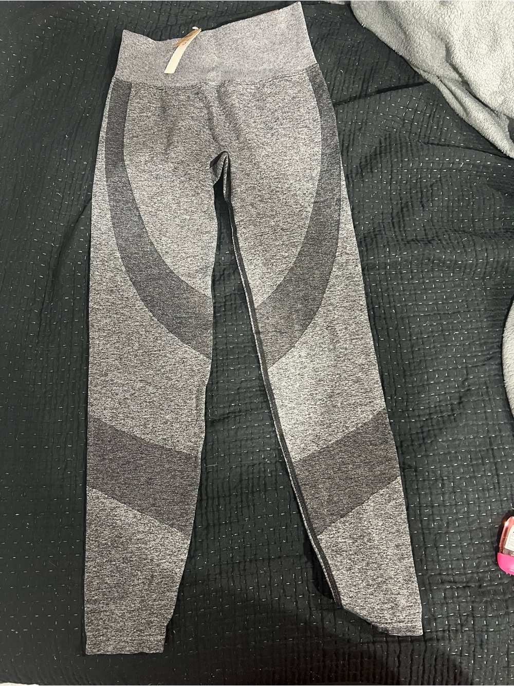 PINK Victoria's Secret Gray Seamless High-Waist Leggings
